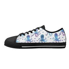Octopus Women's Low Top Canvas Shoes