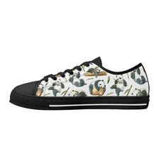 Panda Women's Low Top Canvas Shoes
