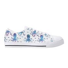 Octopus Women's Low Top Canvas Shoes