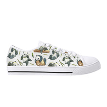 Panda Women's Low Top Canvas Shoes