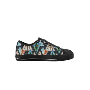 Peacock Kid's Low Top Canvas Shoes