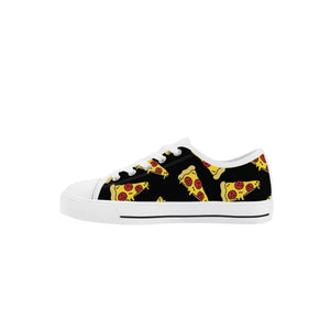 Pizza Kid's Low Top Canvas Shoes