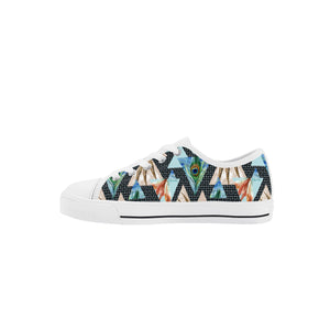 Peacock Kid's Low Top Canvas Shoes