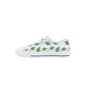 Peacock Kid's Low Top Canvas Shoes