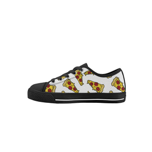 Pizza Kid's Low Top Canvas Shoes