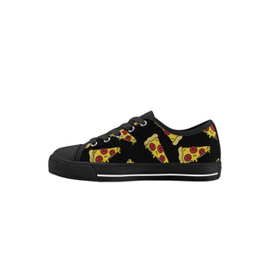 Pizza Kid's Low Top Canvas Shoes