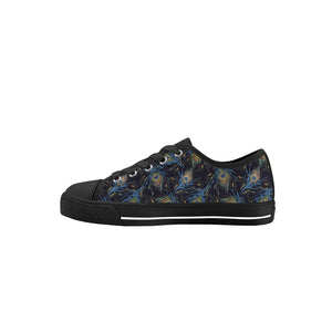 Peacock Kid's Low Top Canvas Shoes