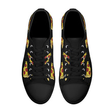 Pizza Women's Low Top Canvas Shoes