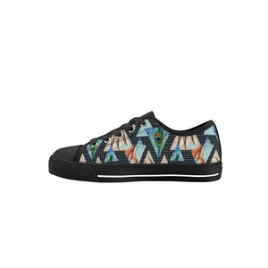 Peacock Kid's Low Top Canvas Shoes