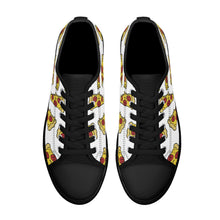 Pizza Women's Low Top Canvas Shoes