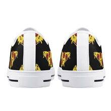 Pizza Women's Low Top Canvas Shoes