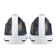 Peacock Women's Low Top Canvas Shoes