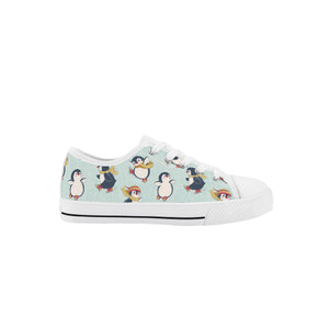 Penguin Kid's Low Top Canvas Shoes
