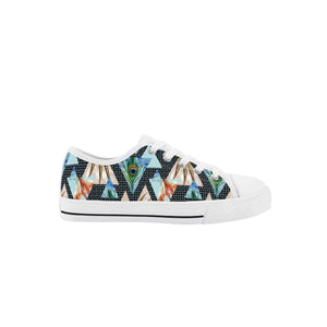 Peacock Kid's Low Top Canvas Shoes