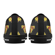 Pizza Women's Low Top Canvas Shoes