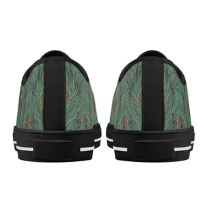 Peacock Women's Low Top Canvas Shoes