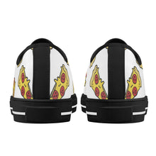 Pizza Women's Low Top Canvas Shoes