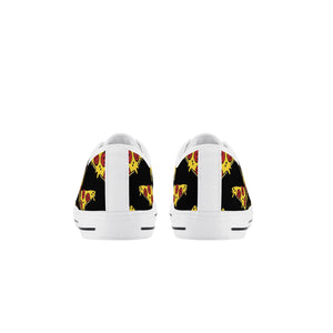 Pizza Kid's Low Top Canvas Shoes