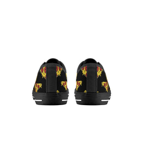Pizza Kid's Low Top Canvas Shoes
