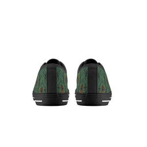 Peacock Kid's Low Top Canvas Shoes