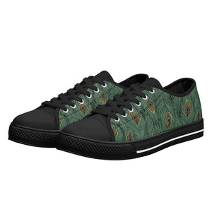 Peacock Women's Low Top Canvas Shoes