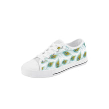 Peacock Kid's Low Top Canvas Shoes