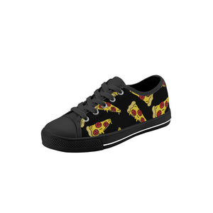 Pizza Kid's Low Top Canvas Shoes
