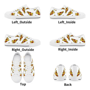 Pizza Kid's Low Top Canvas Shoes