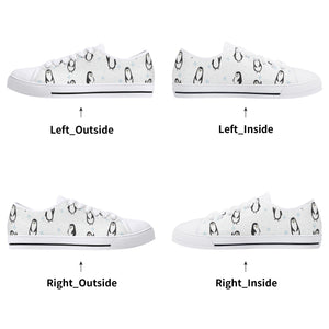 Penguin Women's Low Top Canvas Shoes