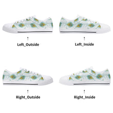 Peacock Women's Low Top Canvas Shoes