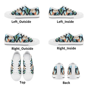 Peacock Kid's Low Top Canvas Shoes