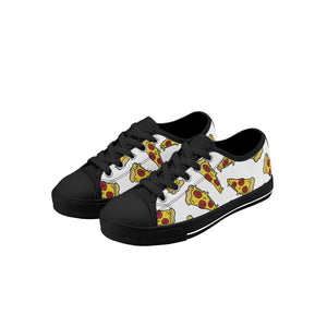 Pizza Kid's Low Top Canvas Shoes