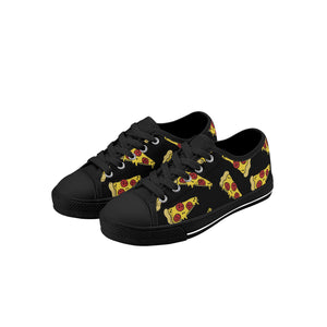 Pizza Kid's Low Top Canvas Shoes