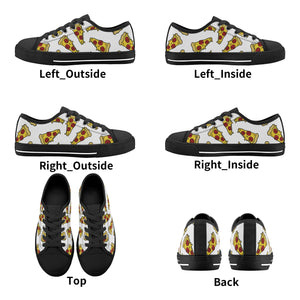 Pizza Kid's Low Top Canvas Shoes