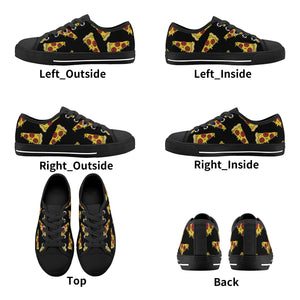 Pizza Kid's Low Top Canvas Shoes