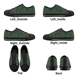 Peacock Kid's Low Top Canvas Shoes