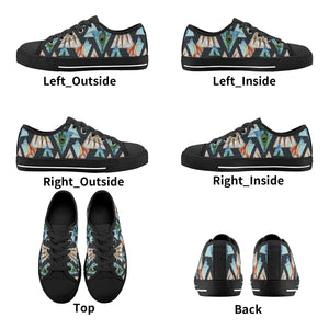 Peacock Kid's Low Top Canvas Shoes
