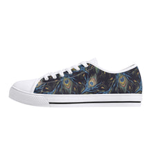 Peacock Women's Low Top Canvas Shoes