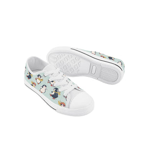 Penguin Kid's Low Top Canvas Shoes