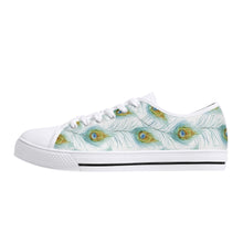 Peacock Women's Low Top Canvas Shoes