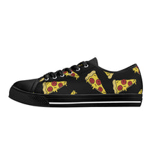 Pizza Women's Low Top Canvas Shoes