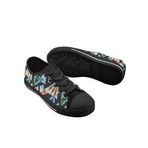 Peacock Kid's Low Top Canvas Shoes