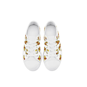 Pizza Kid's Low Top Canvas Shoes