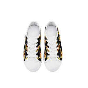 Pizza Kid's Low Top Canvas Shoes