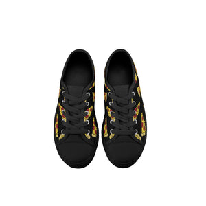 Pizza Kid's Low Top Canvas Shoes