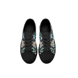 Peacock Kid's Low Top Canvas Shoes