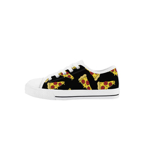 Pizza Kid's Low Top Canvas Shoes