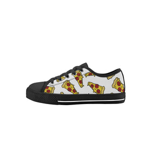 Pizza Kid's Low Top Canvas Shoes