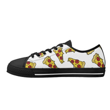 Pizza Women's Low Top Canvas Shoes