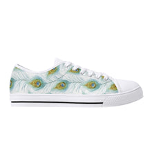 Peacock Women's Low Top Canvas Shoes